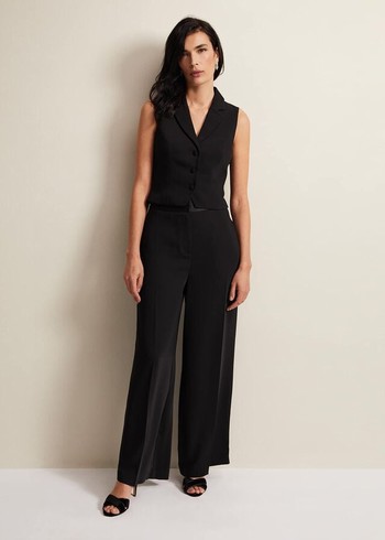 Phase Eight Elandra Tux Trousers Black USA | 9460138-YM